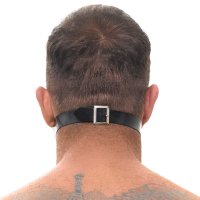 Vista previa: Latex Hohlknebel mit Mundrohr
