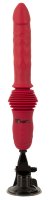 Vista previa: The Banger Double Thrusting Stoßvibrator – Vorderansicht mit Saugfuß