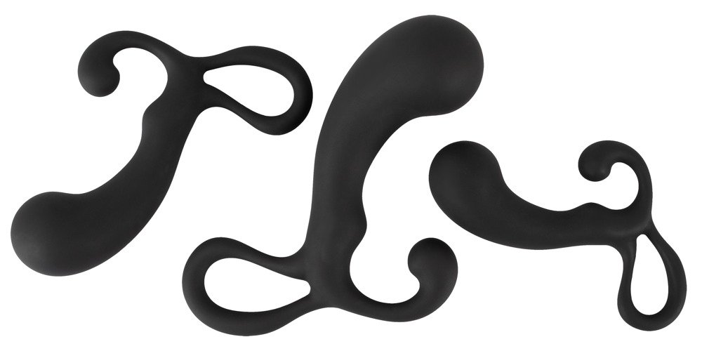 Juego de plugs prostáticos con 3 Analplugs Juego de plugs prostáticos con 3 Analplugs