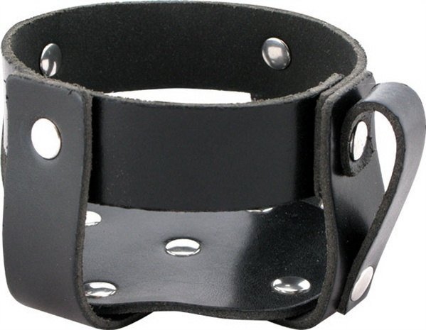 Porta latas de cuero Crisco