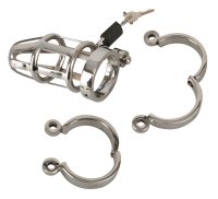 Vista previa: Jaula de castidad Keuschheitskäfig Metal para hombre