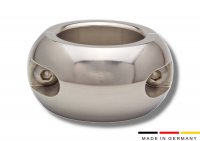 Vista previa: 30 mm hoher, ovaler Ballstretcher Edelstahl