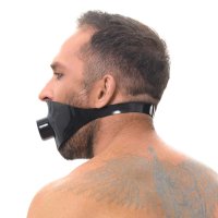 Vista previa: Latex Hohlknebel mit Mundrohr