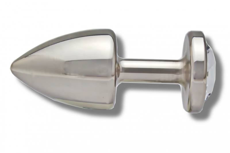 Acero inoxidable plug anal 30mm - Cristal en vers. Colores Acero inoxidable plug anal 30mm - Cristal en vers. Colores