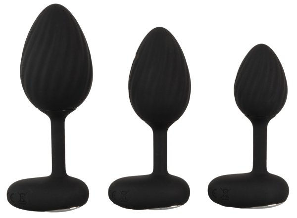 Vibro-plug anal Set con mando a distancia
