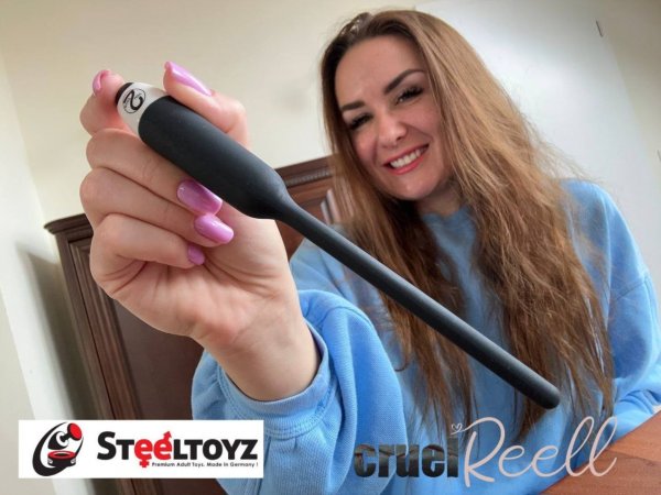 Dilatador negro con vibración en siete niveles