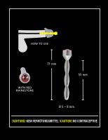 Vista previa: Dilatador sólido con piedra preciosa