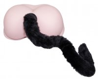 Vista previa: Analplug mit flauschigem Katzenschwanz 