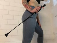 Vista previa: Látigo Clásico BDSM Negro
