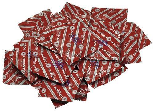 Bolsa London Condom Red 100