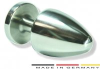 Vista previa: Glänzender Buttplug aus poliertem Edelstahl