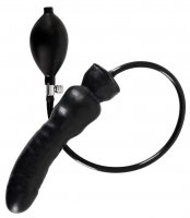Vista previa: Consolador Hinchable de Látex Negro