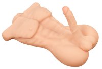 Vista previa: Realistixxx Deluxe Man – hautfarbener Torso-Masturbator in Schrägansicht