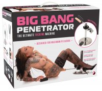 Vista previa: Big Bang Penetrator - El fucking machine con soporte regulable en altura y dos accesorios