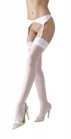 Vista previa: Medias de nylon con tirantes Blanco