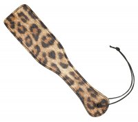 Vista previa: Leopard Wild Passion - Set de bondage con estampado de leopardo y flogger