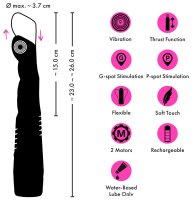 Vista previa: Vibrador Punto G y Punto P: Choque y vibración fucking machine