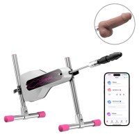 Vista previa: Lovense Mini-Sexmaschine – Übersicht mit App-Steuerung und Dildo