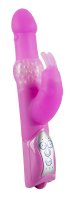 Vista previa: Vibrador de cuentas de silicona con clítoris Vibro Bunny