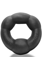 Vista previa: Oxballs THRUSTER Penisring Night Edition Schwarz – Vorderansicht