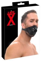 Vista previa: Latex Hohlknebel mit Mundrohr
