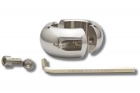 Vista previa: Ovalada ball stretcher acero inoxidable 30 mm de altura