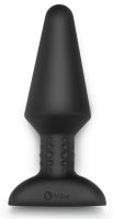 Vista previa: Analvibrator Rimming XL schwarz – Vorderansicht mit breiter Basis