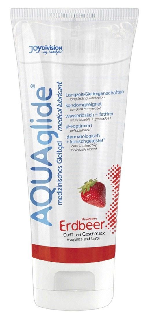 Lubricante con olor y aroma a fresa