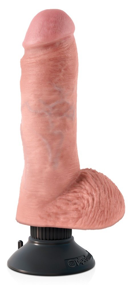 8"" Polla vibradora con bolas