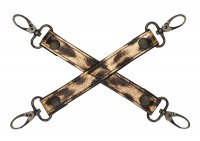 Vista previa: Leopard Wild Passion - Set de bondage con estampado de leopardo y flogger