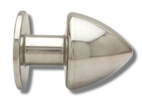 Vista previa: 100 mm Buttplug aus Edelstahl - nur für echte Profis