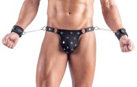 Vista previa: Riostring mit Soft-Handfesseln – Vorderansicht
