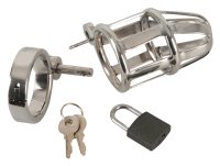 Vista previa: Jaula de castidad Keuschheitskäfig Metal para hombre