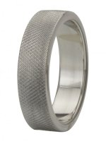 Vista previa: Cockring aus Edelstahl 15 mm breit geriffelt