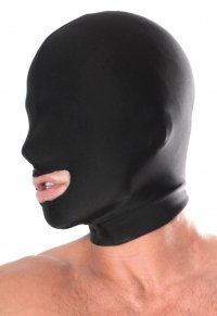 Capucha de boca abierta de Spandex