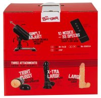 Vista previa: Fickmaschine RC Compact mit zwei Dildos und Masturbator