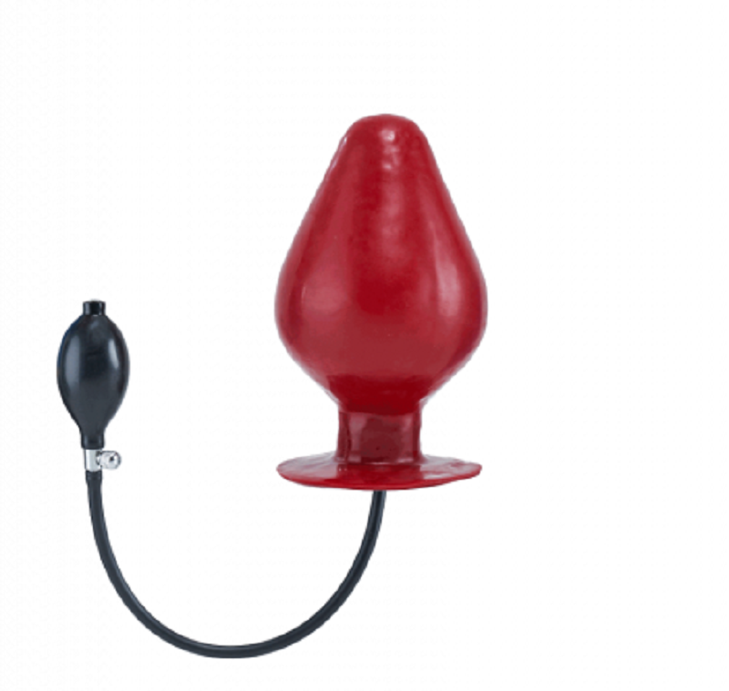 Aufblasbarer Vortex Butt Plug XL in Rot Aufblasbarer Vortex Butt Plug XL in Rot