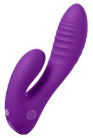 Vista previa: Mini-Rabbitvibrator Secret Lover violett – Produktansicht mit Rillen