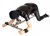 Vista previa: Bodenpranger aus Edelstahl komplettes Set BDSM Möbel