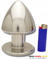 Vista previa: 100 mm Buttplug aus Edelstahl - nur für echte Profis