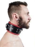 Vista previa: Collar de esclavo acolchado rojo