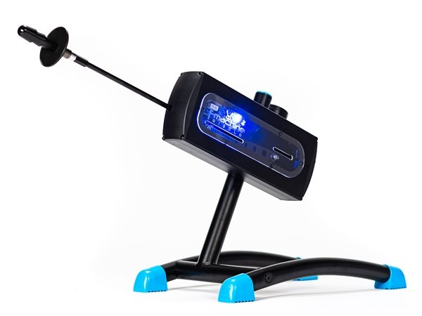 Máquina sexual con moderno control Bluetooth y juego a distancia en negro
